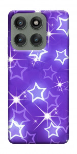 Чохол Purple sparkles для Motorola Edge 60 Pro