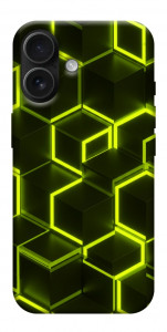 Чохол Neon hexagon для iPhone 17