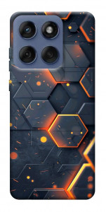 Чохол Burning hex pattern для Motorola Edge 60 Fusion