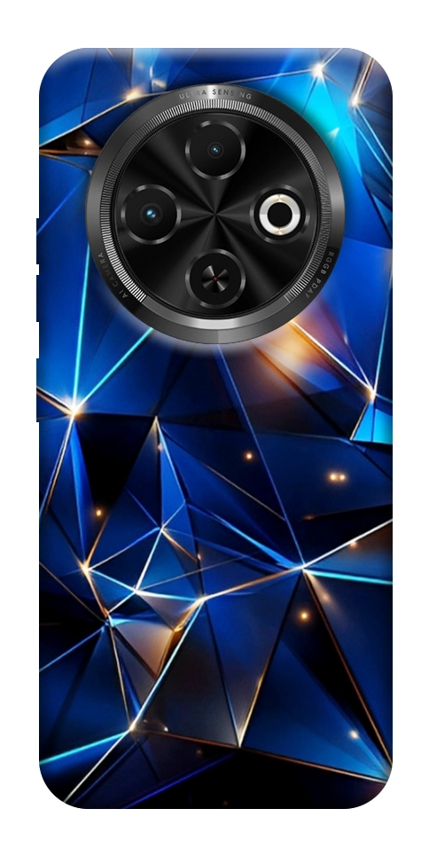 Чехол Abstract purple pattern для TECNO Spark 30C (KL5n)
