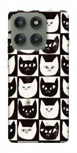 Чохол Котячі шахи для Motorola Edge 60 Pro