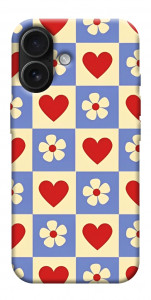 Чохол Серця-квіточки для iPhone 17
