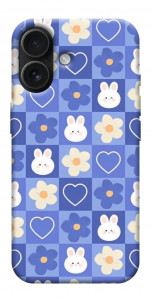 Чохол Кролики-квіточки для iPhone 17