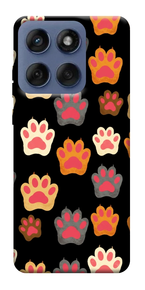 Чохол Colorful Paws для Motorola Edge 60 Fusion