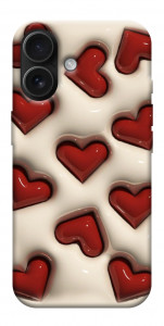 Чохол Випуклі серця для iPhone 17