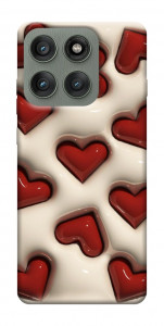 Чохол Випуклі серця для Motorola Edge 60 Pro