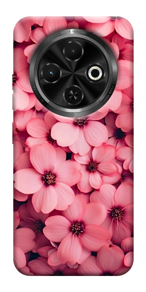 Чехол Pink flowers для TECNO Spark 30C (KL5n)