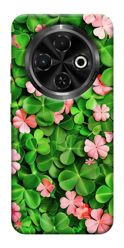 Чехол Листья удачи для TECNO Spark 30C (KL5n)