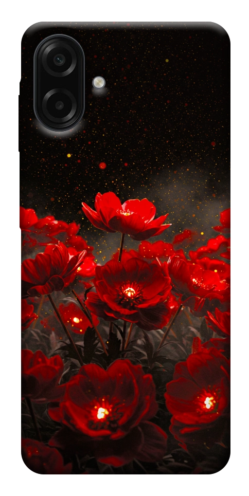 Чохол Burning flowers для Galaxy A07