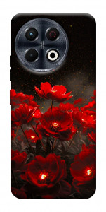Чохол Burning flowers для TECNO Spark 30 Pro (KL7)