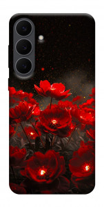 Чехол Burning flowers для Galaxy S25 FE