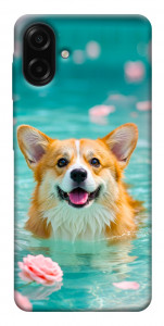 Чохол Swimming corgi для Galaxy A07