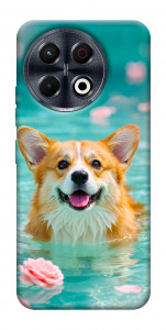 Чохол Swimming corgi для TECNO Spark 30 Pro (KL7)