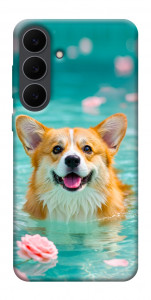 Чехол Swimming corgi для Galaxy S25 FE
