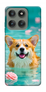 Чохол Swimming corgi для Motorola Edge 60 Pro