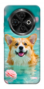 Чехол Swimming corgi для TECNO Spark 30C (KL5n)