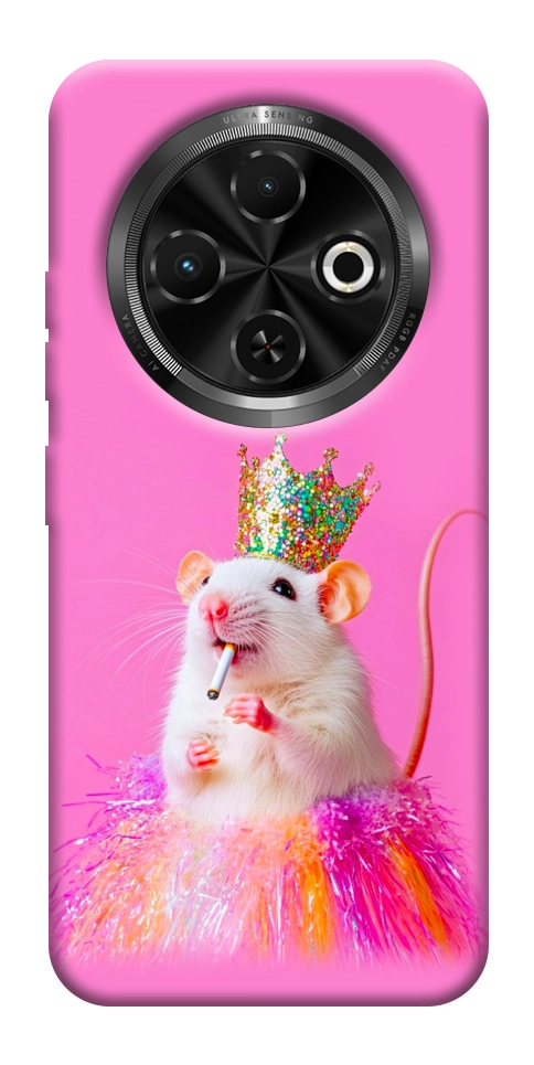 Чехол Гламурная крыса для TECNO Spark 30C (KL5n)