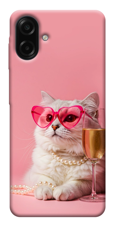 Чохол Pinky cat для Galaxy A07