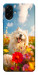 Чохол Happy dog in flowers для Galaxy A07