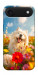 Чехол Happy dog in flowers для iPhone 17 Air