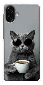 Чохол Grey cat coffee для Galaxy A07