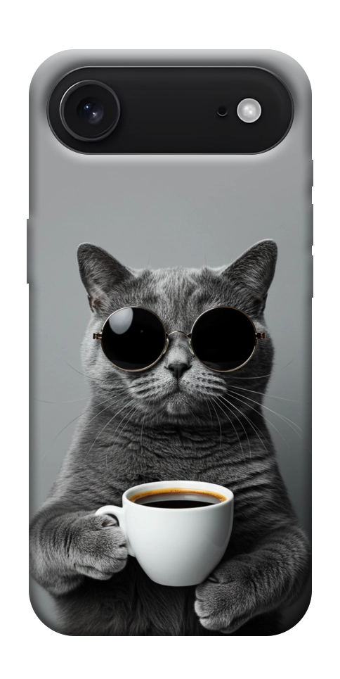 Чохол Grey cat coffee для iPhone 17 Air