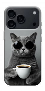 Чохол Grey cat coffee для iPhone 17 Pro Max