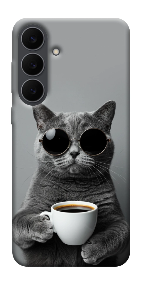 Чехол Grey cat coffee для Galaxy S25 FE