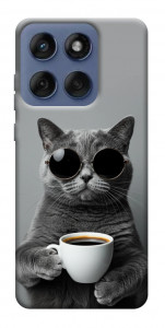 Чохол Grey cat coffee для Motorola Edge 60 Fusion
