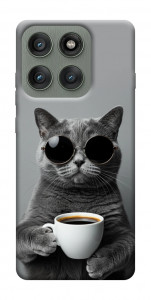 Чохол Grey cat coffee для Motorola Edge 60 Pro
