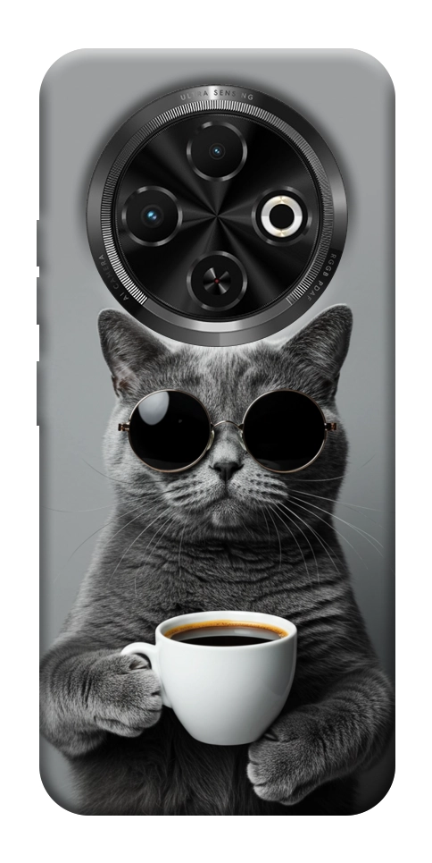Чехол Grey cat coffee для TECNO Spark 30C (KL5n)