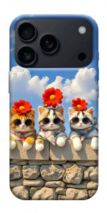 Чохол Flower cats для iPhone 17 Pro Max