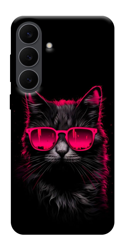 Чехол Cyberpunk cat для Galaxy S25 FE