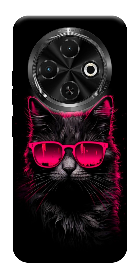 Чехол Cyberpunk cat для TECNO Spark 30C (KL5n)