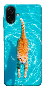 Чохол Cat swimming для Galaxy A07