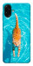 Чохол Cat swimming для Galaxy A07