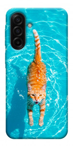 Чехол Cat swimming для Galaxy A17 5G