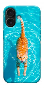 Чохол Cat swimming для iPhone 17