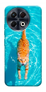 Чохол Cat swimming для TECNO Spark 30 Pro (KL7)