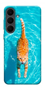 Чехол Cat swimming для Galaxy S25 FE