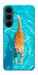 Чехол Cat swimming для Galaxy S25 FE