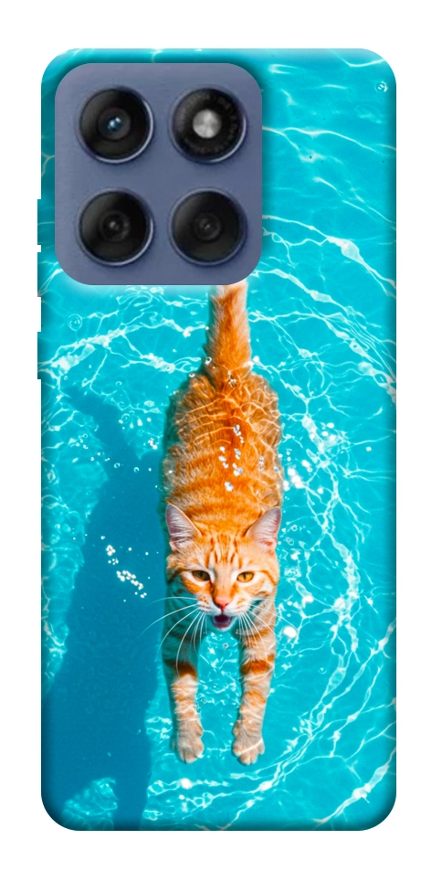 Чохол Cat swimming для Motorola Edge 60 Fusion