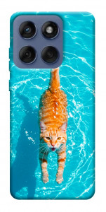 Чохол Cat swimming для Motorola Edge 60 Fusion