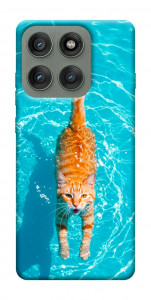 Чохол Cat swimming для Motorola Edge 60 Pro