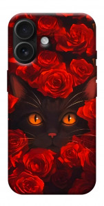 Чохол Rose cat для iPhone 17