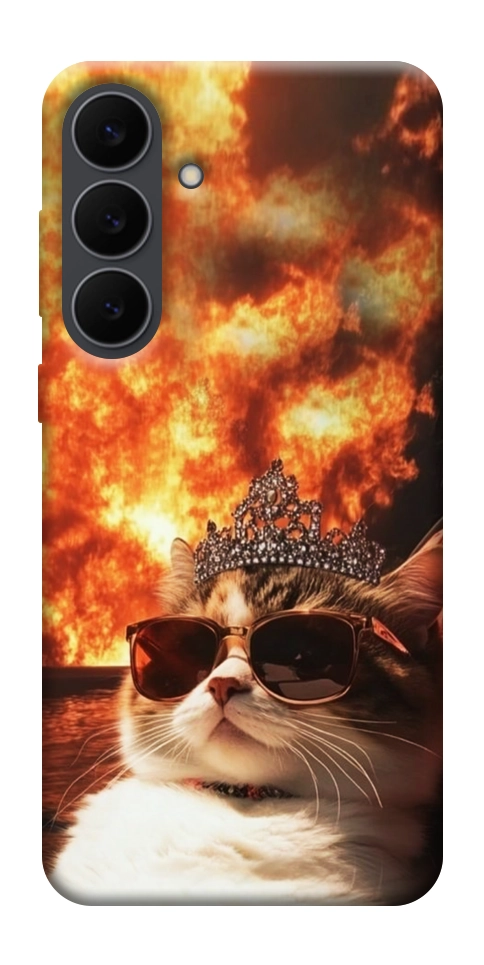 Чехол Cat explosion для Galaxy S25 FE