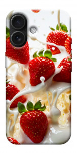 Чохол Strawberry and cream для iPhone 17