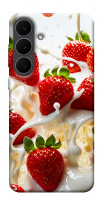 Чехол Strawberry and cream для Galaxy S25 FE