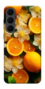 Чехол Лимоны и цветы для Galaxy S25 FE
