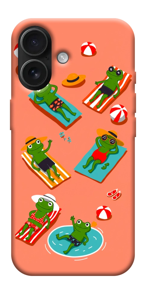 Чохол Summer frogs для iPhone 17